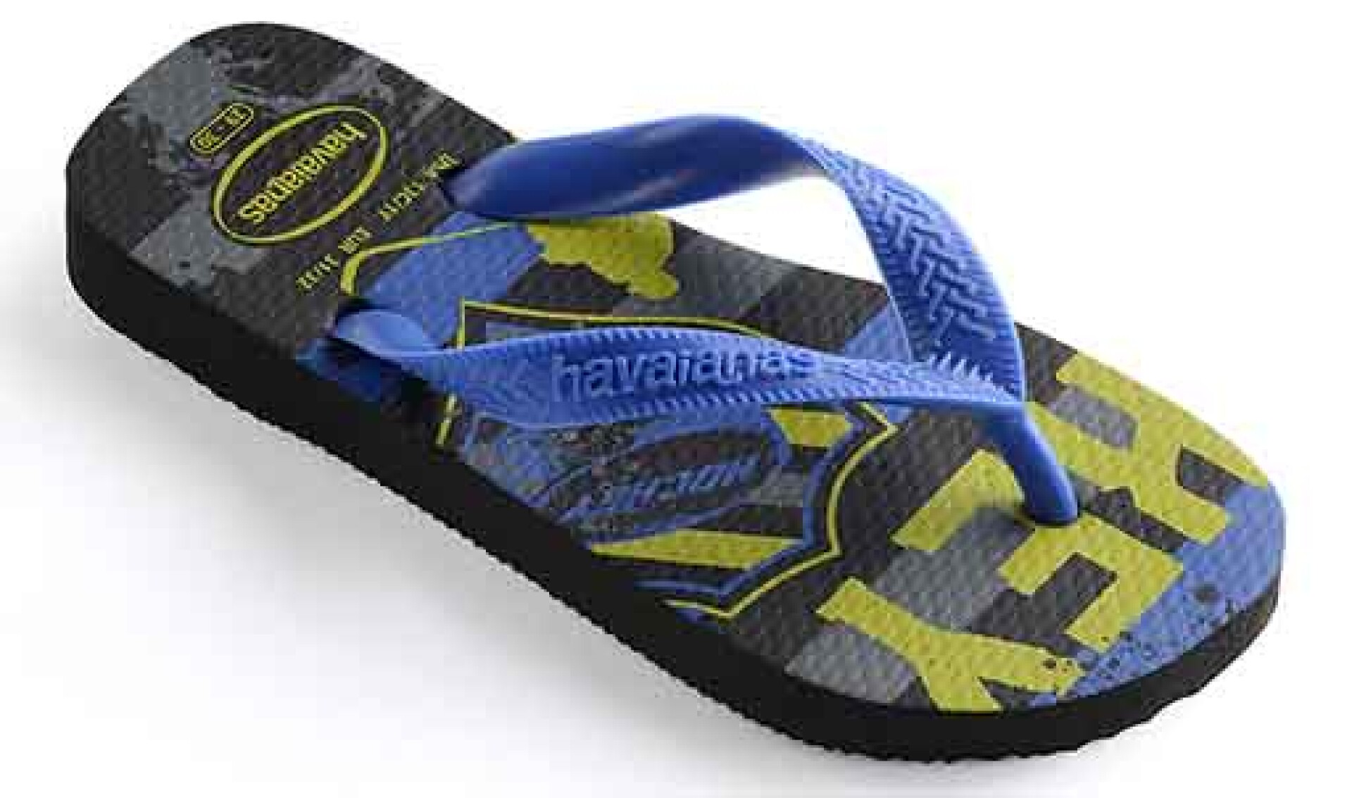 Sandalias Infantiles Havaianas Kids Athletic - Negro - Azul 