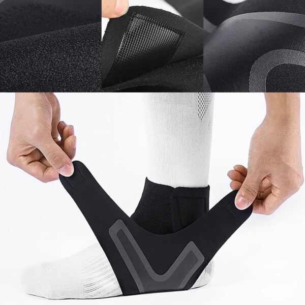 Tobillera Ajustable En Neopreno Minimiza Riesgo De Lesion Variante Talla M