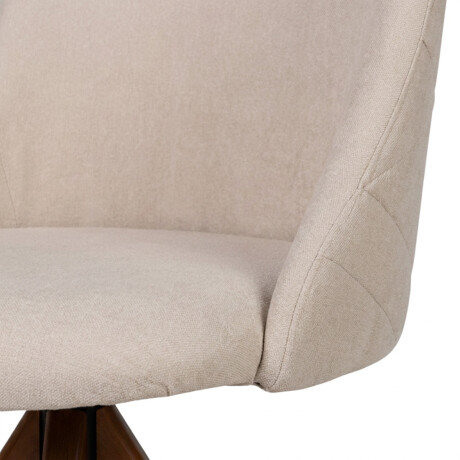 Silla Giratoria Karol 141- Tela Microfibra 228 (Beige)