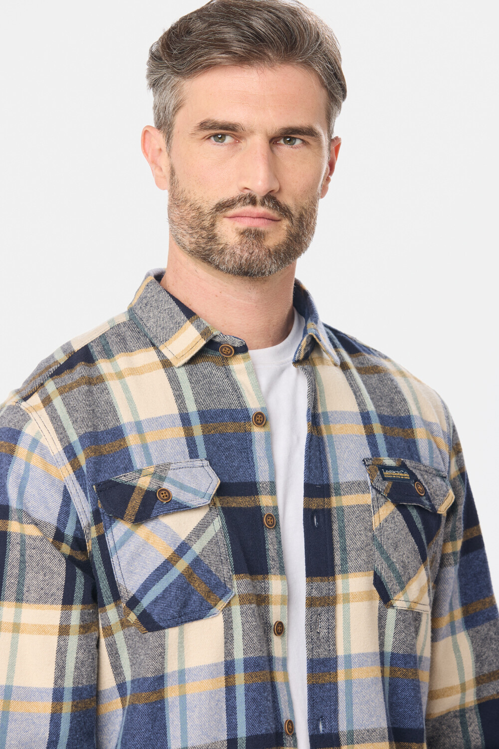 SOBRECAMISA LEÑADORA Azul