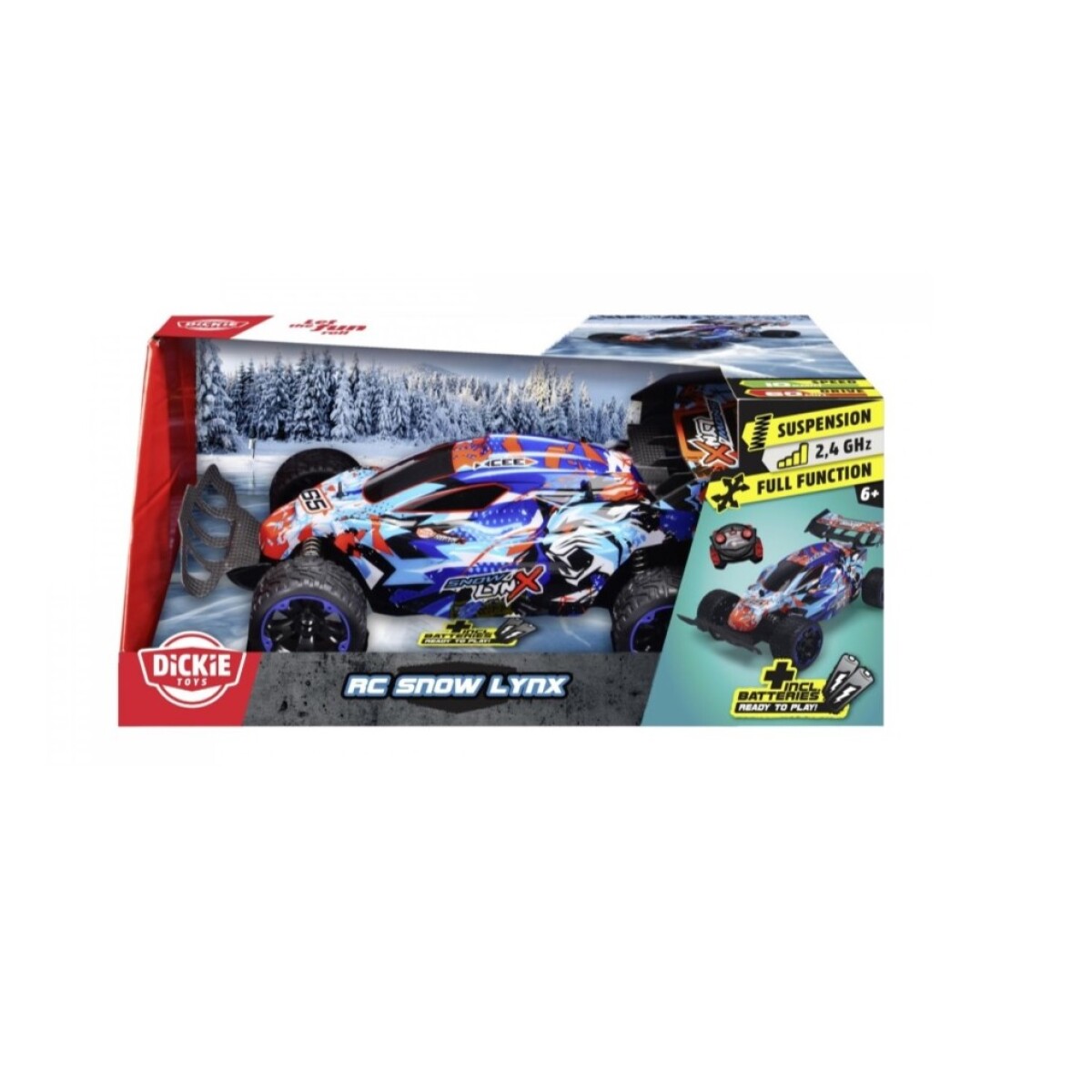 Dickie radio control Snow Lynx 2 canales, 2,4 GHz 