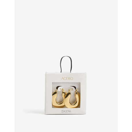 Aros Argollas Metal Dorado