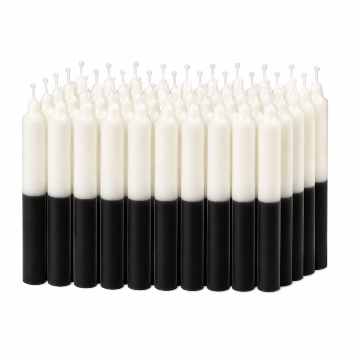 VELA N° 4 COMBINADA X50 - Blanco/negro 