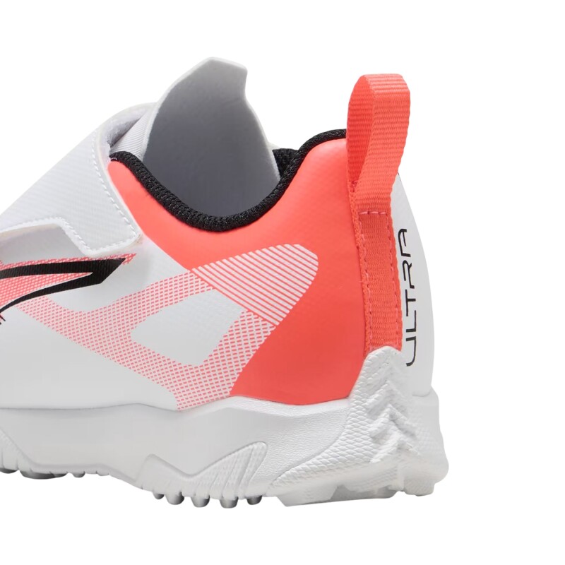 PUMA ULTRA 5 PLAY VELCRO TF White & Pink