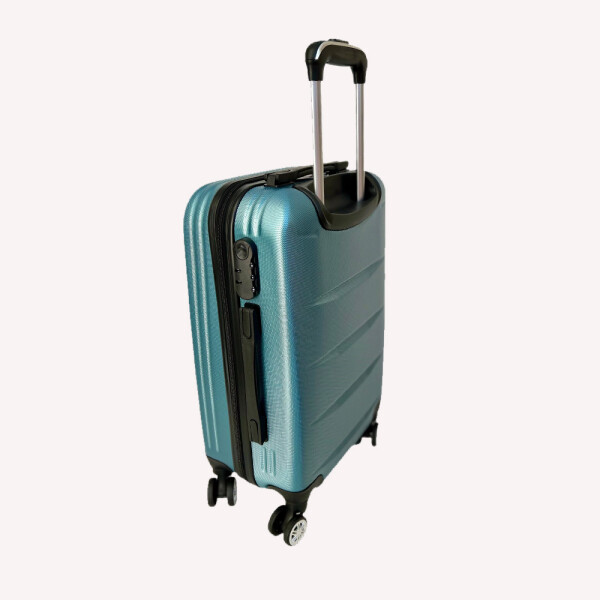 Valija Carry-on fibra Azul Piedra