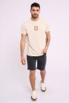 Remera estamapda Crudo