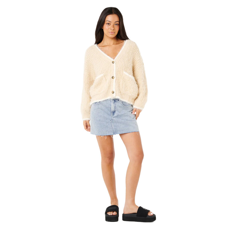 Buzo Rip Curl Shore Break Cardigan - Beige Buzo Rip Curl Shore Break Cardigan - Beige