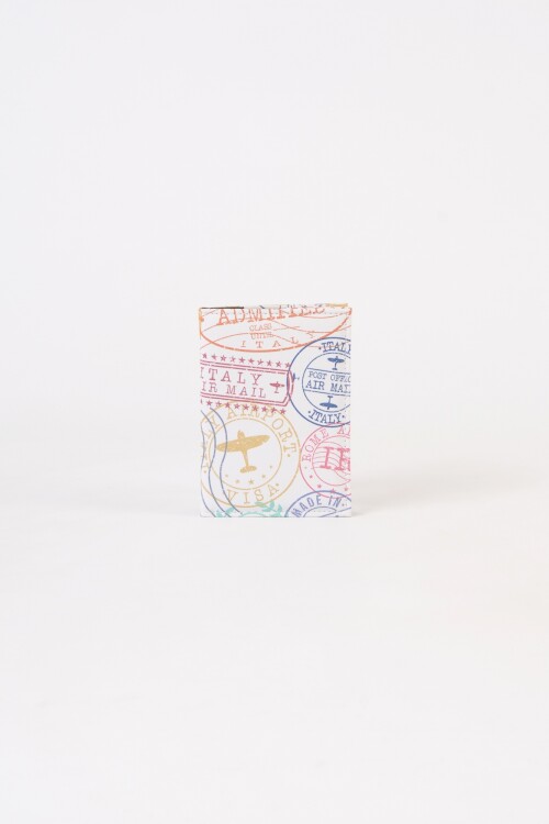 Tag y passport cover set print multicolor