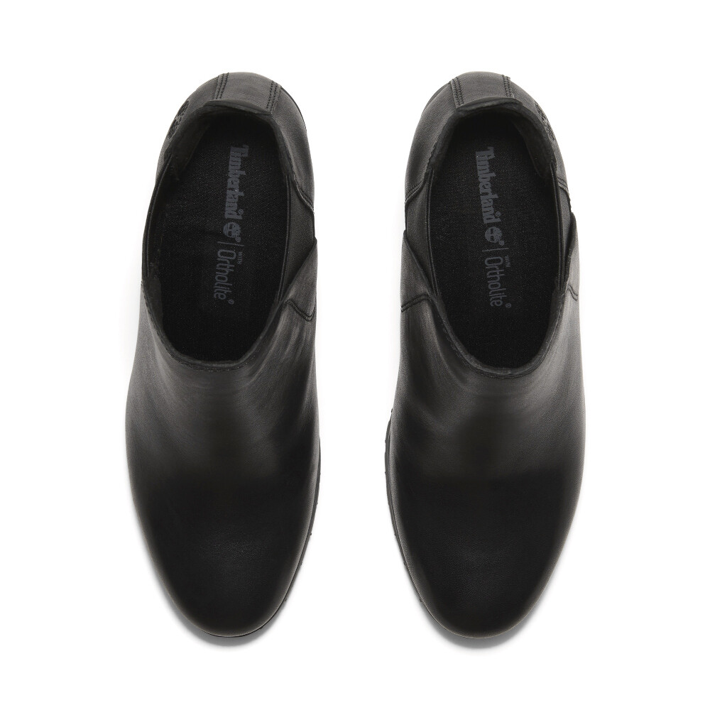 Botas Mid Chelsea Mujer Black Full Grain