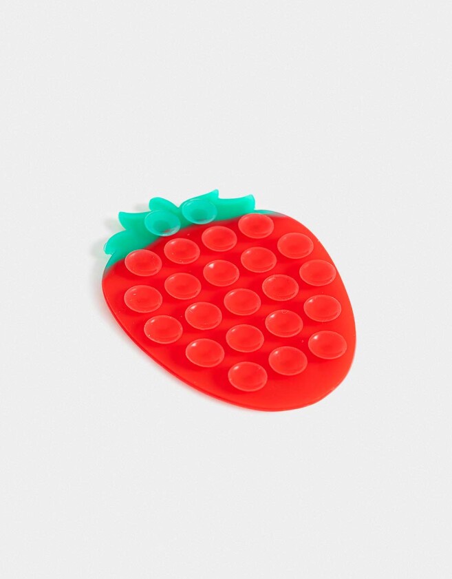 Accesorios De Celular Varios Accesorios Celular Sopapa Adhesiva Para Celular Con Forma De Frutilla - Combinacion Multicolor