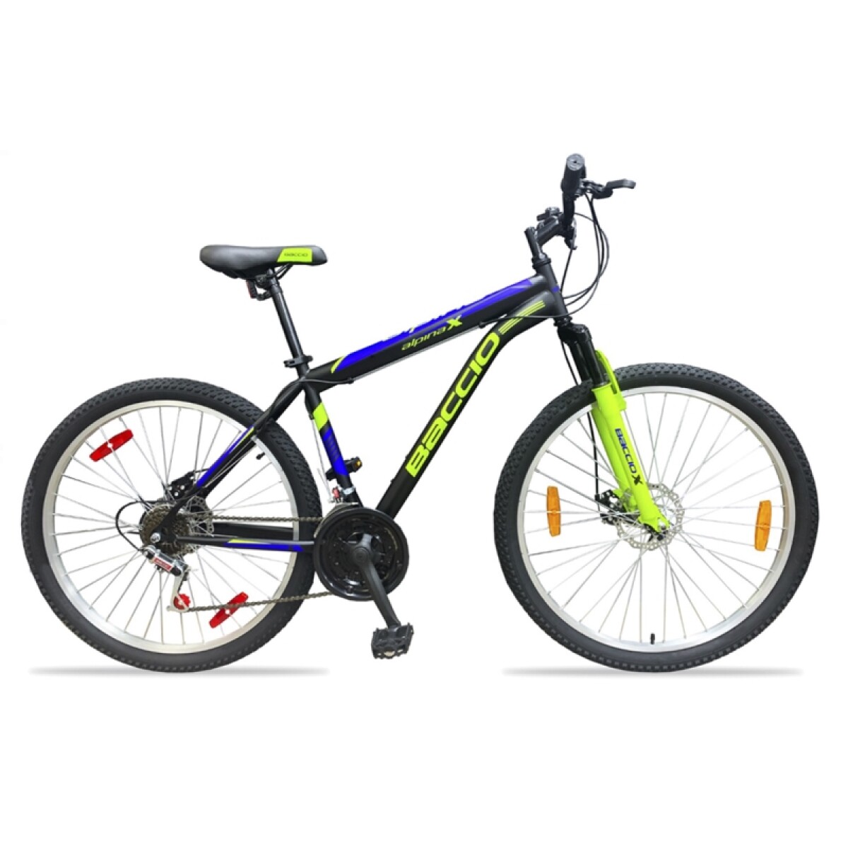 Bicicleta Baccio R.27.5 Hombre Mtb Alpina X F/disco - Azul/verde 