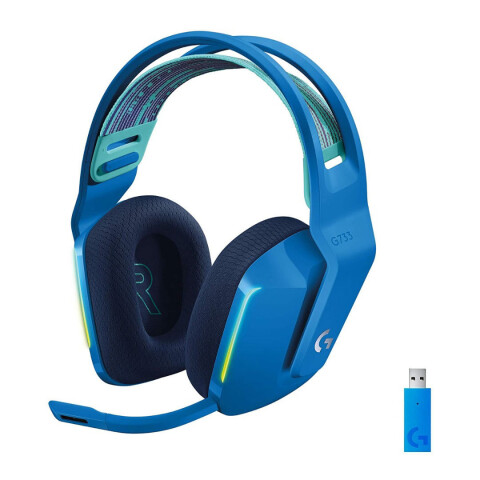Vincha Gamer Inalámbrica Logitech G733 AZUL
