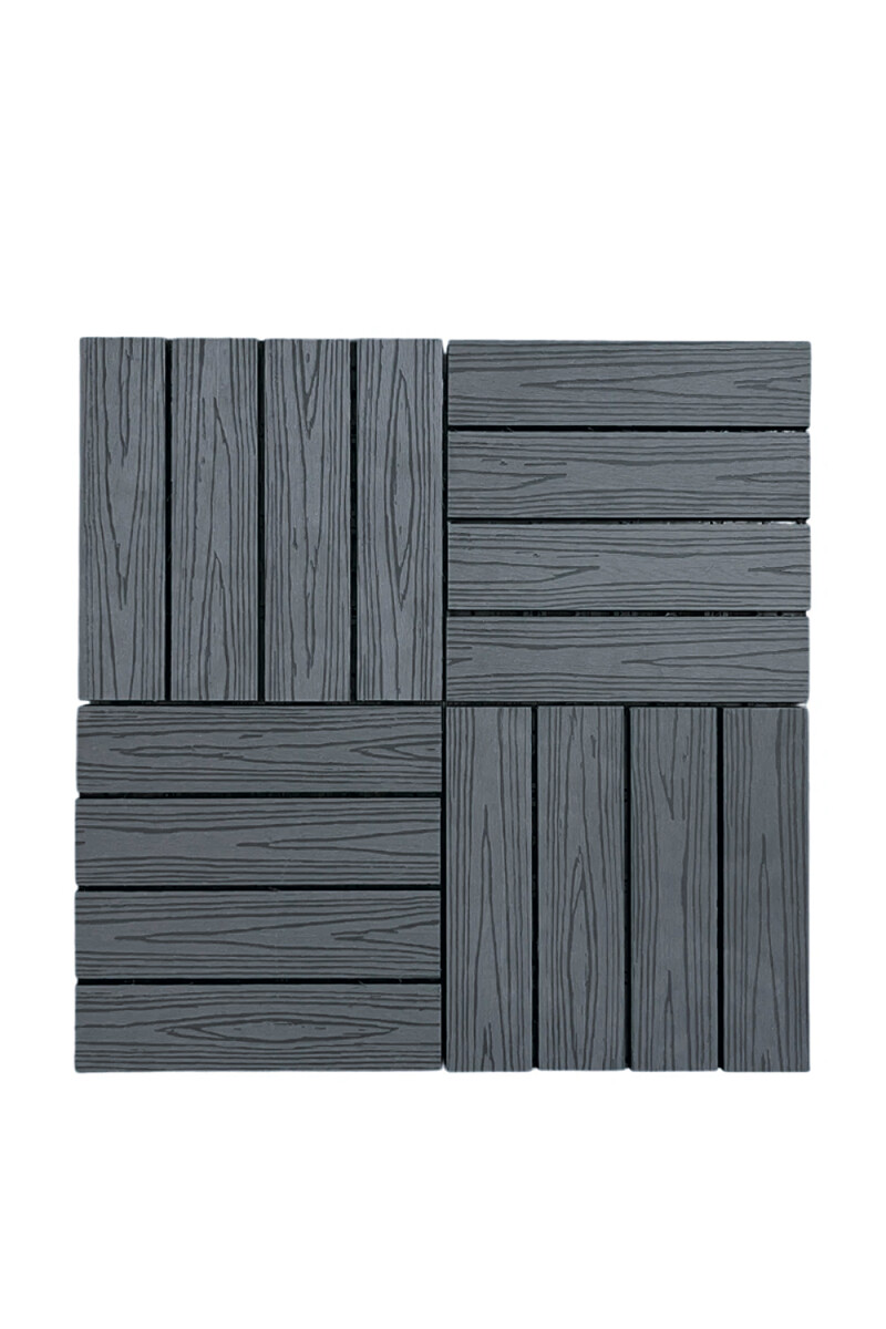 EASY DECK D303 BALDOSA EASY DECK WPC D303-I-Z LIGHT GREY 300X300X22MM