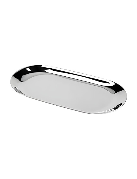 BANDEJA OVAL 30x12CM METAL PLATEADO BANDEJA OVAL 30x12CM METAL PLATEADO