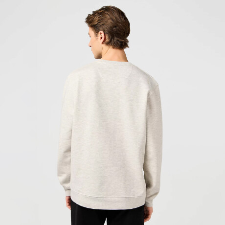 Buzo Wrangler de Hombre -SMALL LOGO CREW- 112364090OATMELEE ELD