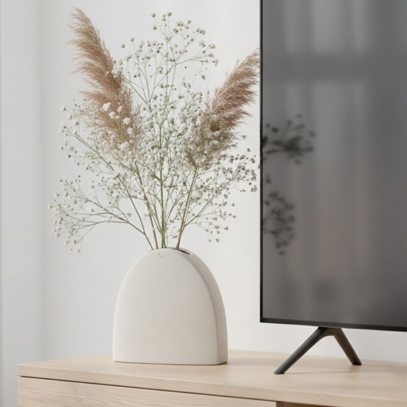 BASE CERAMICA BLANCO 21X6.5X20CM Unica