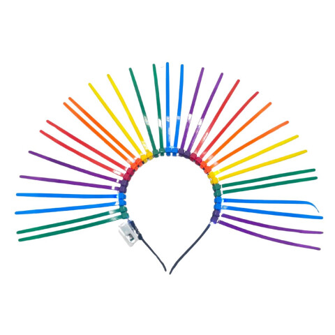 Vincha Multicolor Pride con Luz Vincha Multicolor Pride con Luz