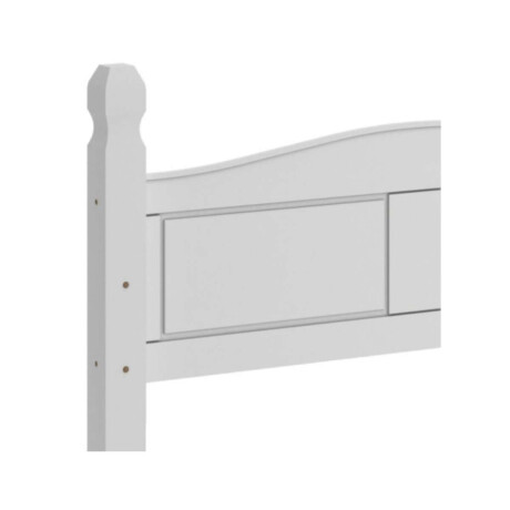 Respaldo Queen Madera Maciza 160cm Blanco