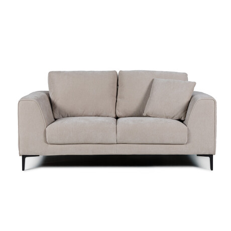 Sofá Sky - Tela Microfibra - 2 cuerpos 6686-4 Beige