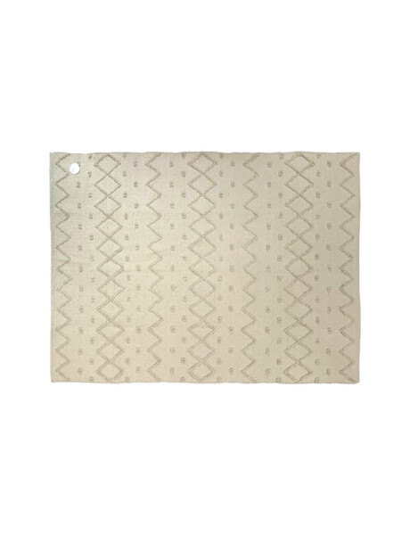 ALFOMBRA NATURAL 122X178CM PUNTOS ZIGZAG ALFOMBRA NATURAL 122X178CM PUNTOS ZIGZAG