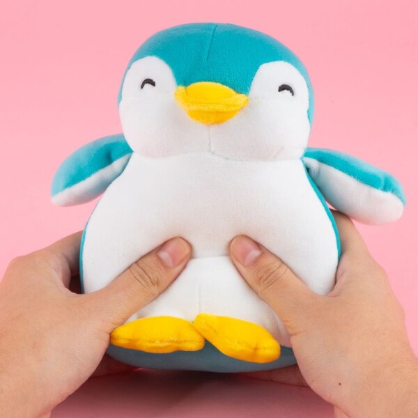 Peluche pingüino mini family turquesa