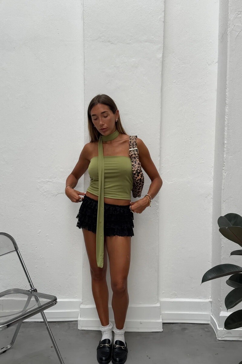 Top Choker Pistacho