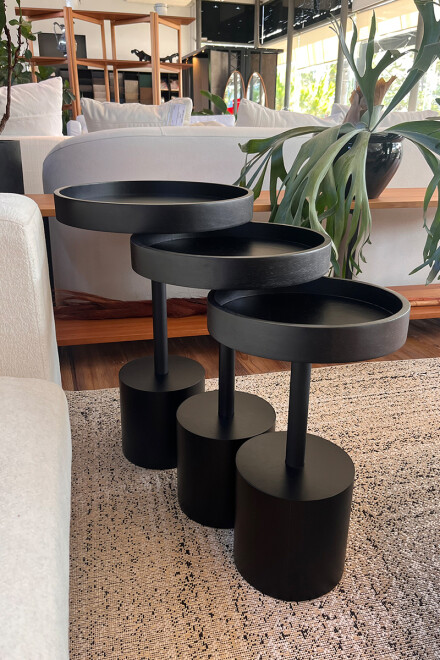 Star MESA LATERAL STAR G NEGRA 40X40X60H CM
