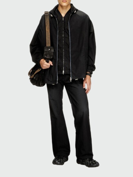 DIESEL - Campera D-wynny Jogg Negro