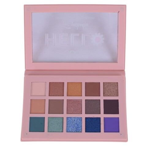 FEBBLE Paleta de sombras para ojos. 15 Tonos fantasía matte Unica