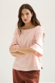 BLUSA LINO ATAR ROSA