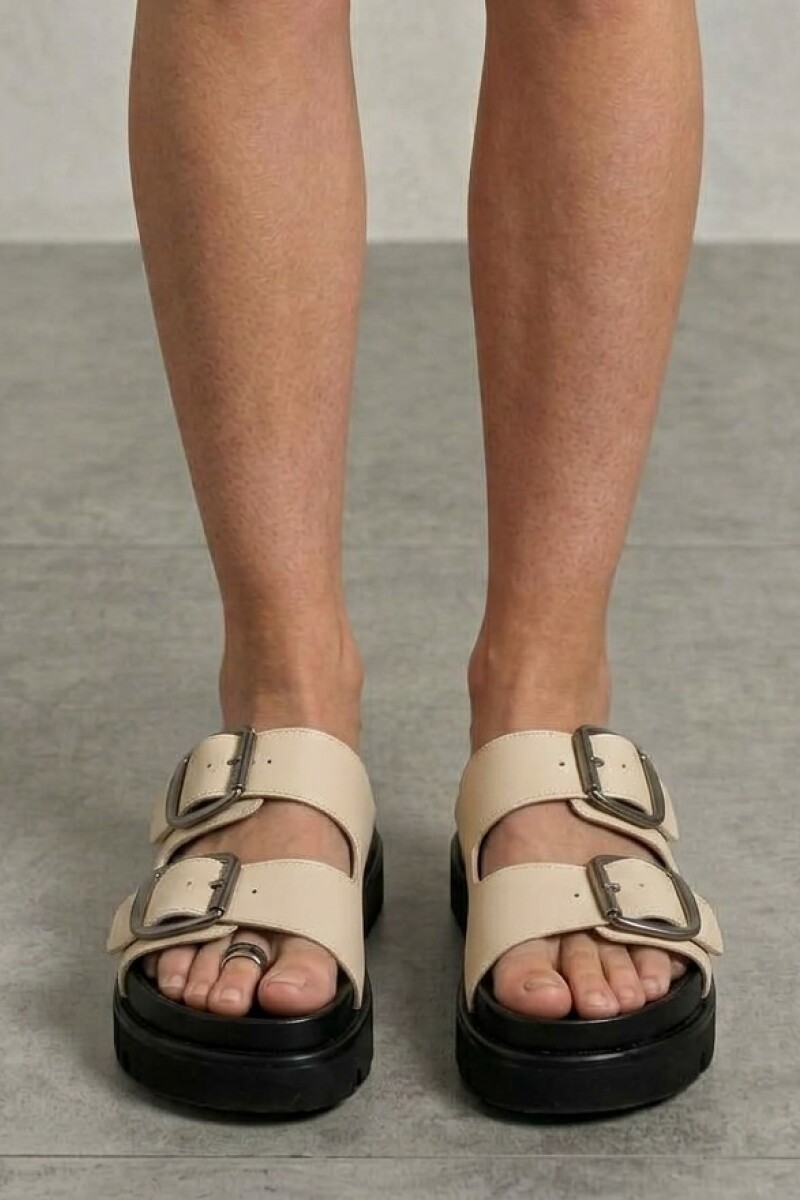 Sandalia Luxe Beige