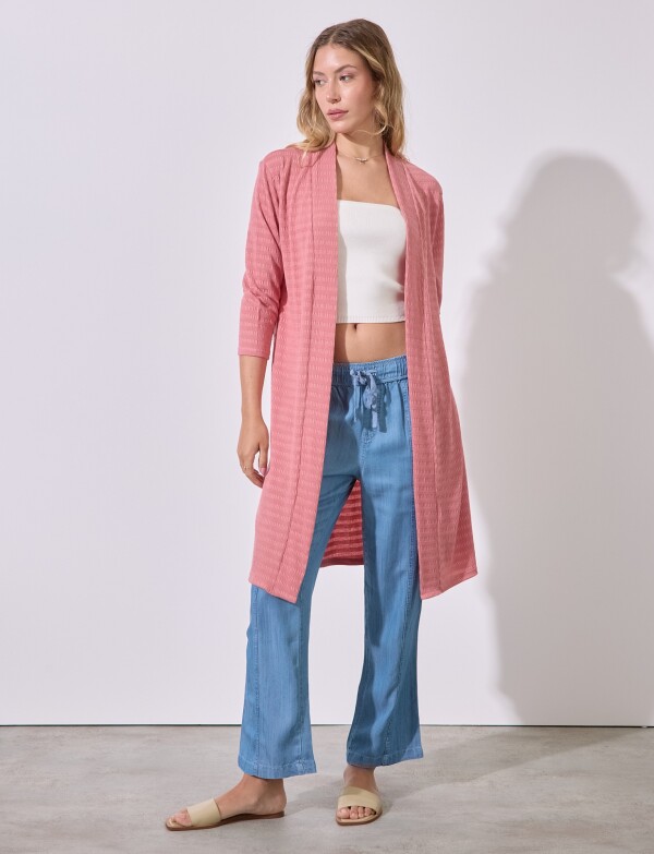 Cardigan Texturado ROSA