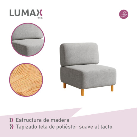 Sillón Modular Lumax de encastre Orebo en caja Gris