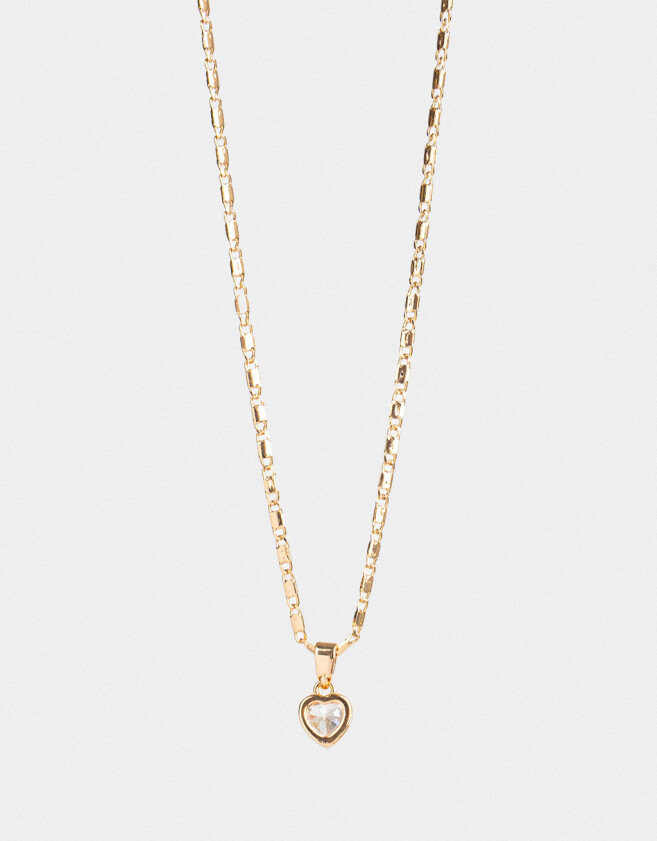 Cadena Corta con Dije Con cubic zirconia Cadena Corta Con Dije Con Cubic Zirconia - Dorado