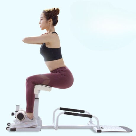 Banco multifuncion sentadillas y abdominales MS-500 Blanco