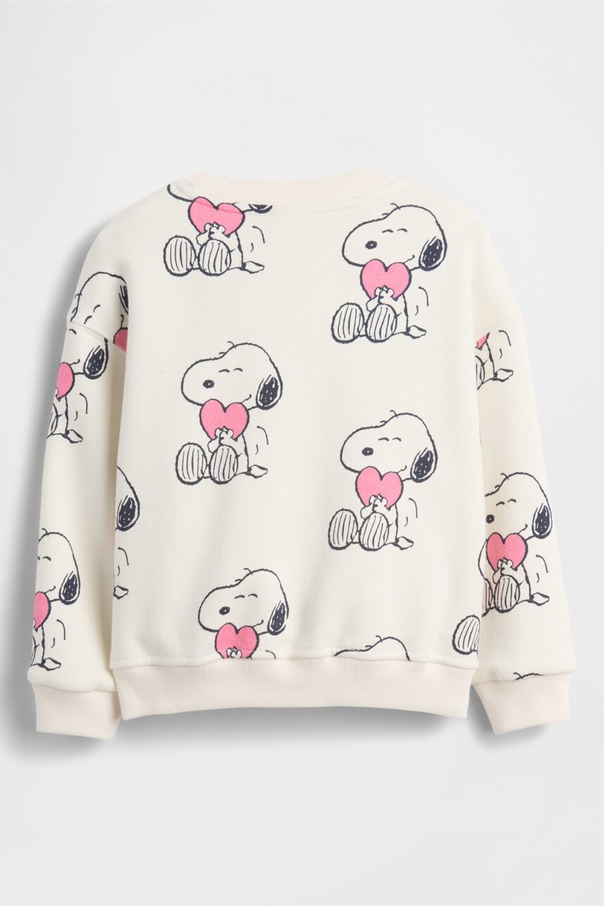 Buzo Deportivo Snoopy Toddler Niña Ivory Frost