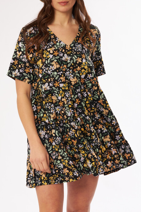 VESTIDO CORTO FEME RUSTY Gris Oscuro