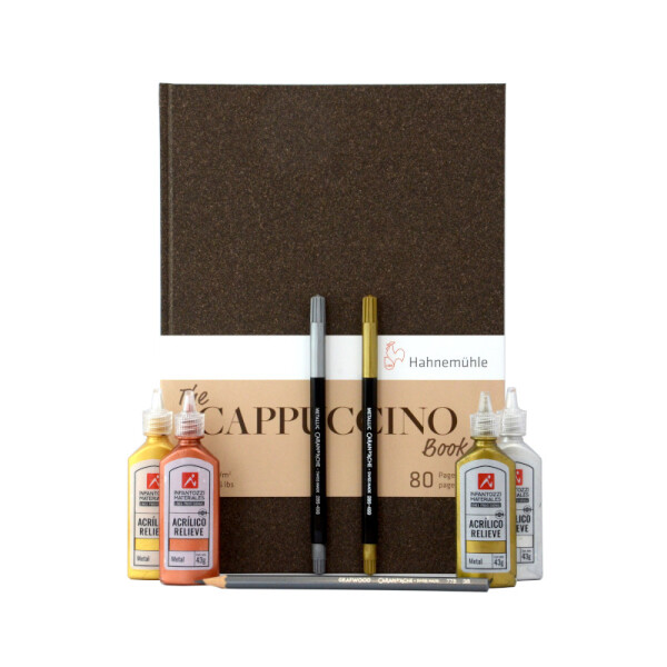 Kit acrilico relieve metal Única