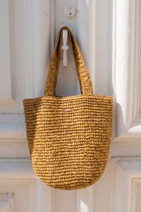Bolso Trenzado Camel