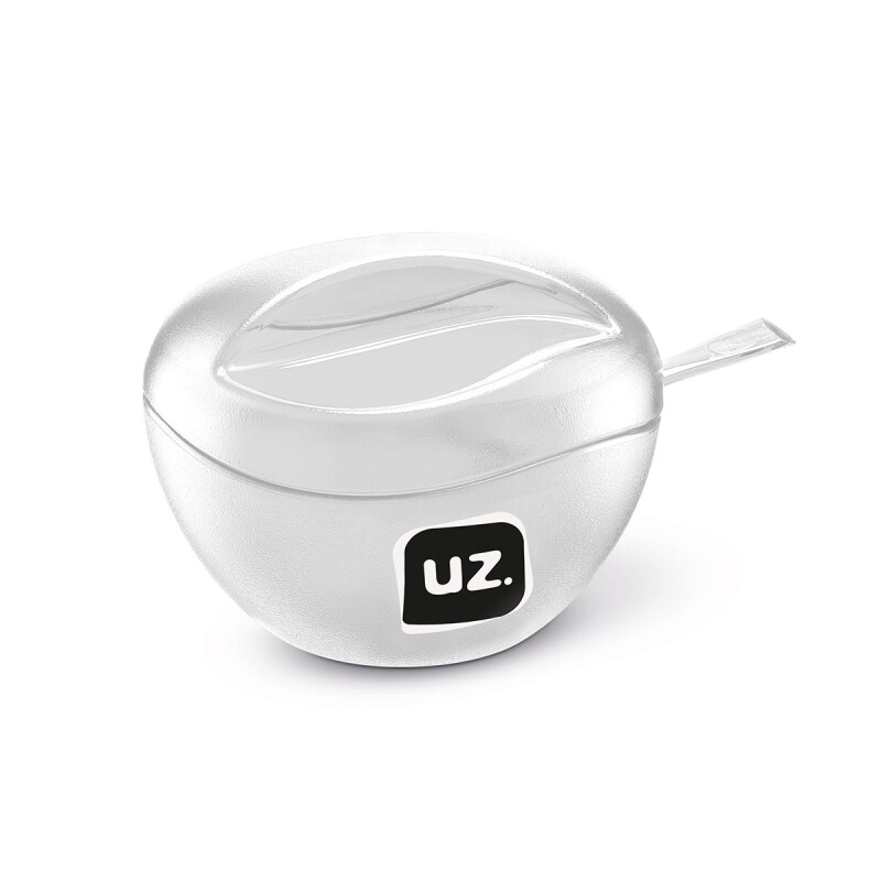 Azucarero Con Cuchara TRANSPARENTE