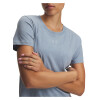 Remera UA Rival Cotton Wash SS Mujer 6013562-448 Azul