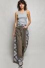 PANTALON COMBINADO Gris