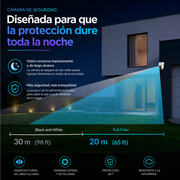 Cámara Seguridad Ezviz H8c Pro 2k 3m Wifi Ptz CAMARA WIFI EZVIZ CS-H8C PRO 2K 3MP