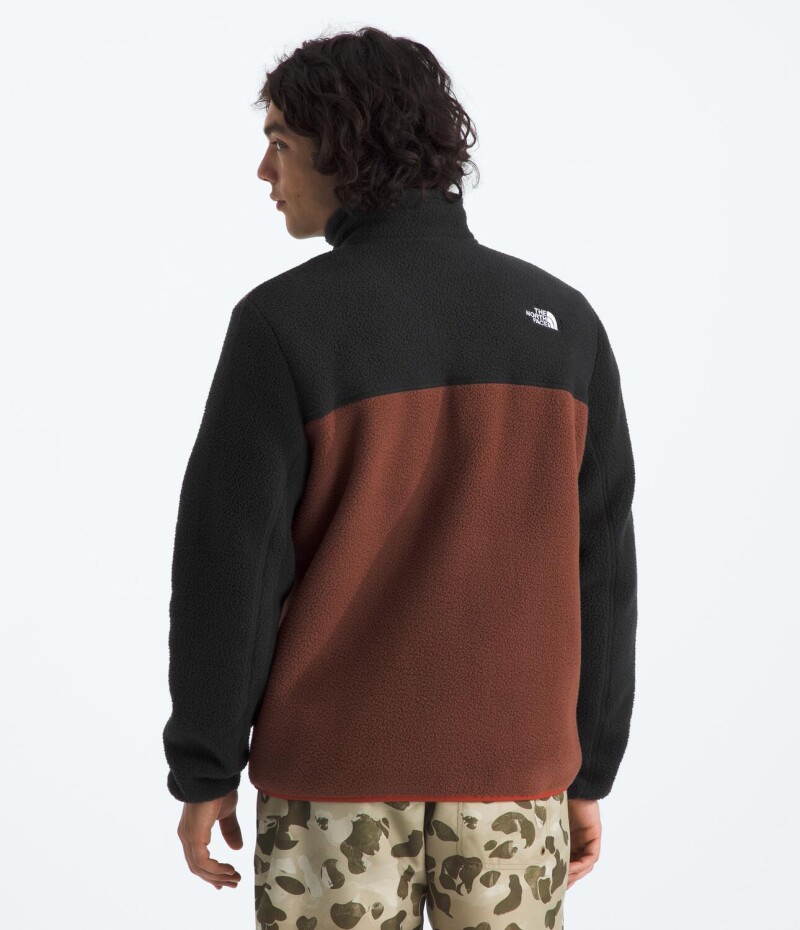 Buzo YUMIORI cierre 1/4 Ember Soil/tnf Black/ir