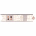 GUARDA DECORATIVA MODELO GLD2189 "A" 8.5X33 CM Guarda Decorativa Modelo Gld2189 "a" 8.5x33 Cm