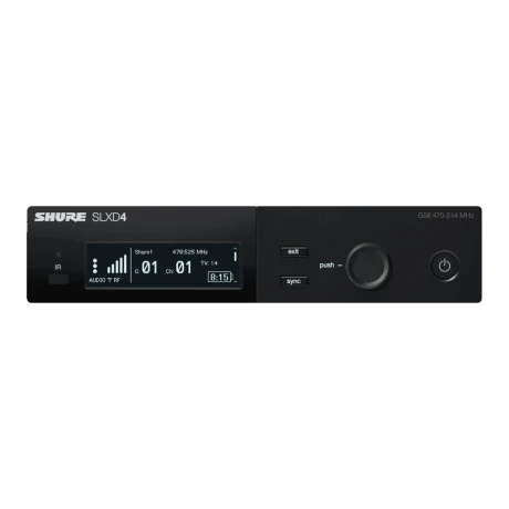RECEPTOR INALAMBRICO SHURE SLXD4 J52 RECEPTOR INALAMBRICO SHURE SLXD4 J52