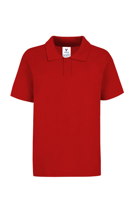 Remera chomba algodón niño Rojo