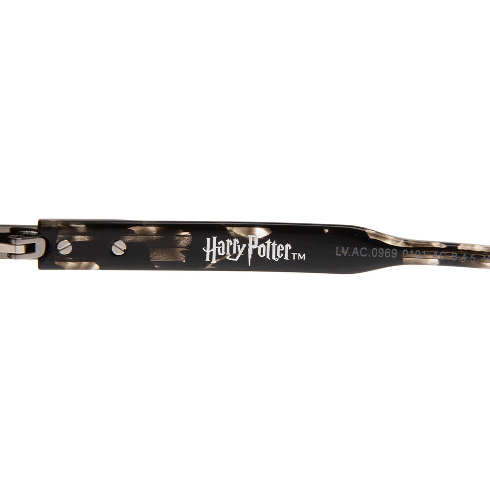 Lentes De Vista Harry Potter 2023 Redondo - Mujer Negro/Negro