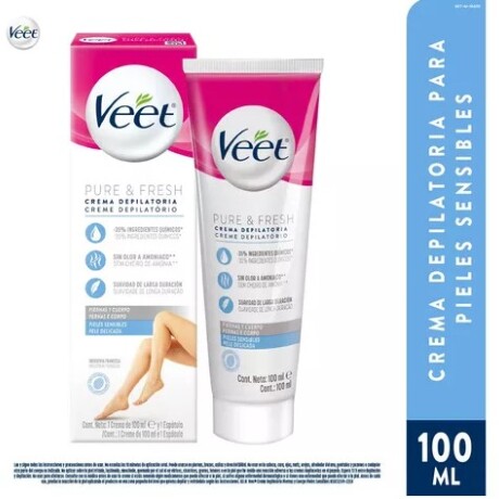 Veet crema depilatoria piernas y cuerpo piel sensible