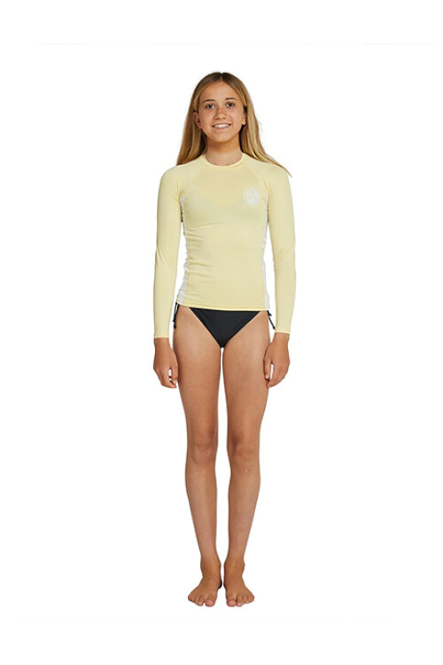Rash Vest UV Classic Juvenil Banana · Manga Larga